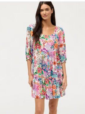 bishop sleeve floral mesh maxi dress in navy multi CurveWow Mesh Angel Sleeve Dress Navy Multi Floral – Curvewow